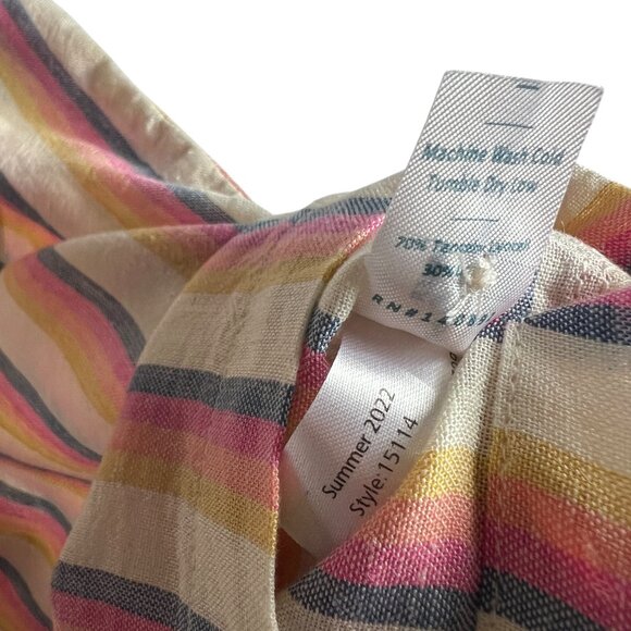 NWT Marine Layer Doze Short Sleeve PJ Pajama Top in Retro Ombre Stripe Size XS - Picture 6 of 8